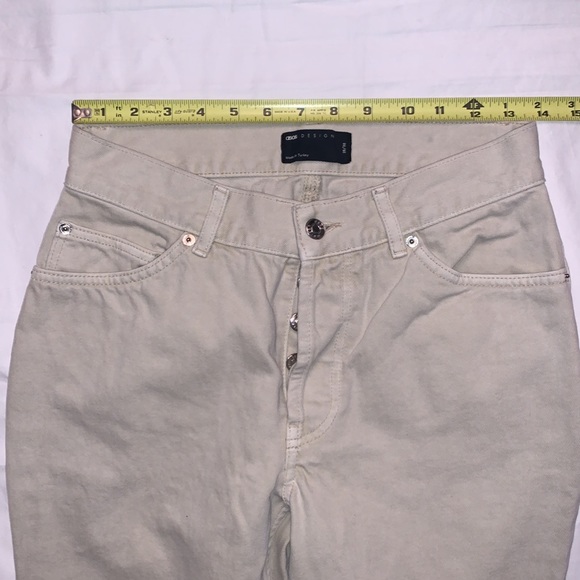 ASOS Bershka Cotton Wide Leg 90s Jean with Knee Rips - Picture 9 of 10